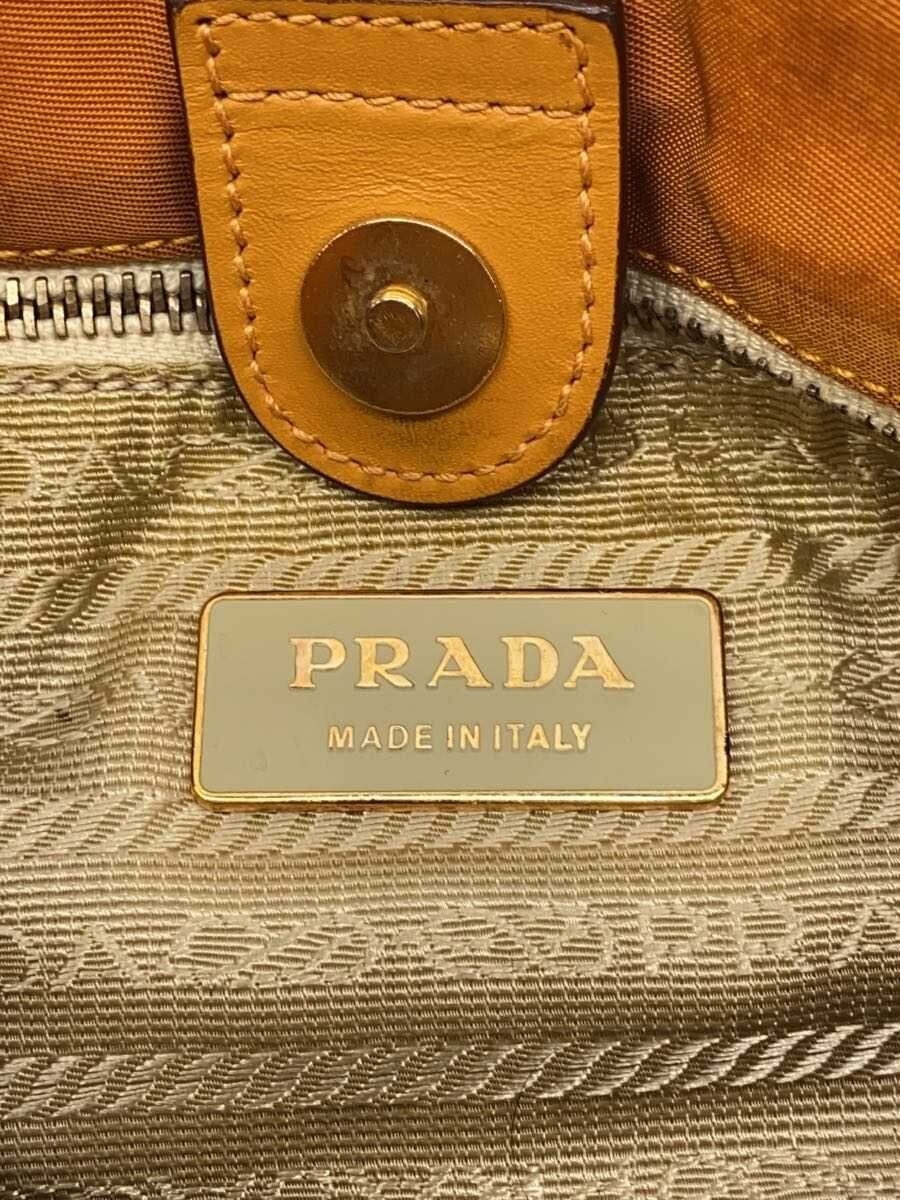 PRADA Handbag Nylon ORN Solid Authentic Rare Exce… - image 5