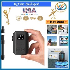 Mini Electric Bike Pump AS260PRO 120PSI Portable Gauge Auto Stop USB-C