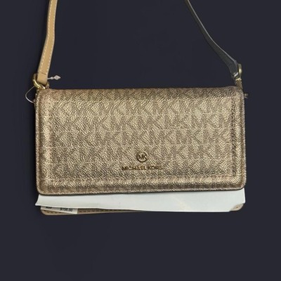 Michael Kors Women's Jet Set Crossbody Bag Small With Gold Detail