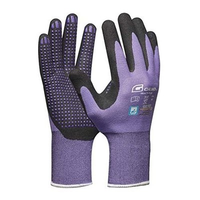 Multi Flex Lady, 1 Paar Arbeitshandschuhe Damen, Nitril-beschichtete Gartenhands