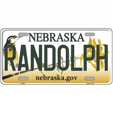 Randolph Nebraska Metal Sign