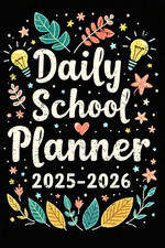 Daily School Planner 2025-2026 Student: 365 Days of Planning with U.S. Holidays 