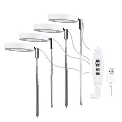 USB Powered Plant Growth Light with Auto Timer 3 9 12 Hours Height Adjustable