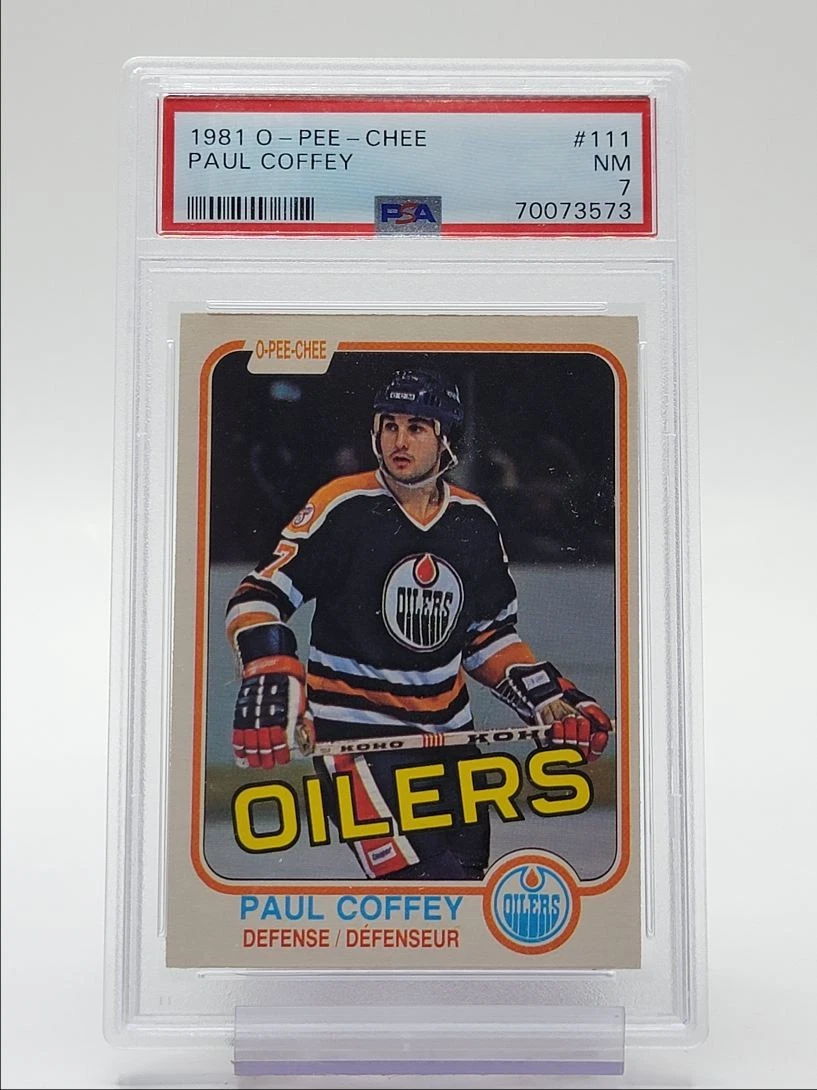 Paul Coffey trading card