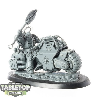 Space Marines - Primaris Chaplain on Bike - unbemalt
