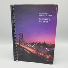 Vtg Sedgwick San Francisco Spiral Cookbook Law Firm Employees Favorite Recipes