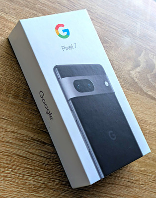 Google Pixel 7 128 GB Schwarz Smartphone Handy Mobiltelefon mit OVP
