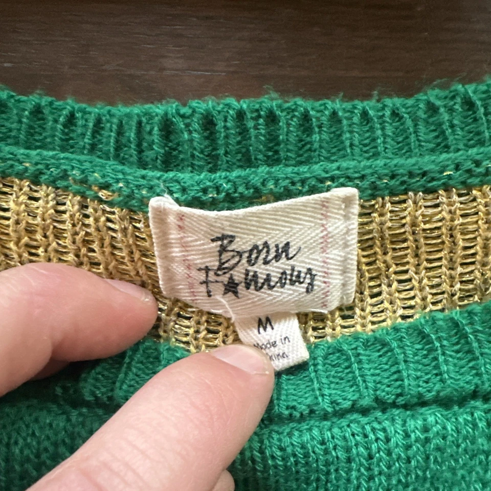 Vestido tejido Cascanueces soldado juguete Navidad feo verde born famous talla M Foto 2 de 4