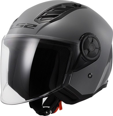 LS2 OF616 Airflow II helmet solid nardo grey