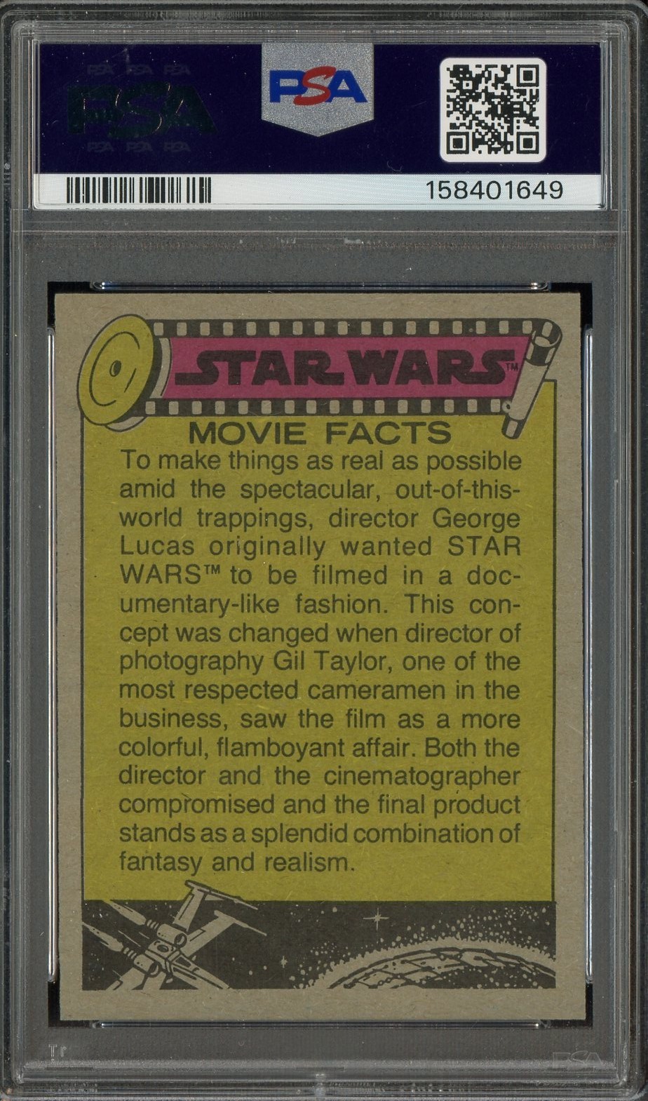 1977 Topps Star Wars #24 Stormtroopers Seek The Droids! PSA 7 NM view 2