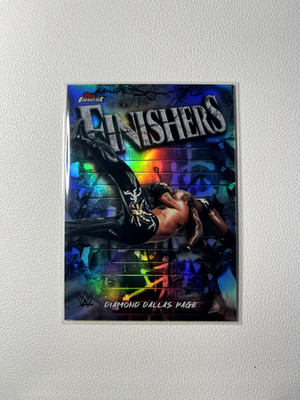 WWE Topps Finest 2025 Finishers Refractor Diamond Dallas Page #FNS-DP