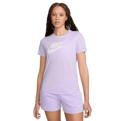 T-Shirt Nike Femme Avec Logo Sportswear Essentials - 545 (Violet/Blanc) - Photo 1/4