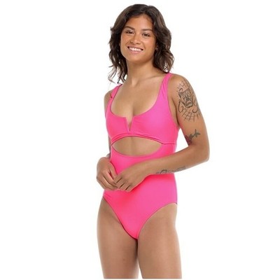 NWT Body Glove Eli One Piece Swimsuit XL Multi Watercolor Tie Dye Cutout