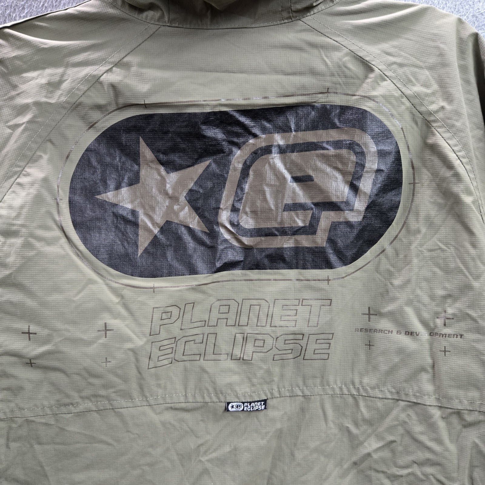 Planet Eclipse Men Jacket M Green Logo Embroidery… - image 12