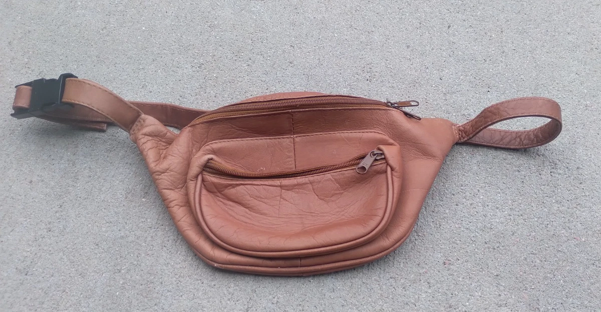 Vintage Leather Fanny Pack In Vintage Bags, Handbags & Cases 