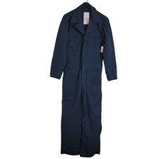 Navy Military FR Flame Resistant Utility Coveralls Blue 36S Uniform USN NWT