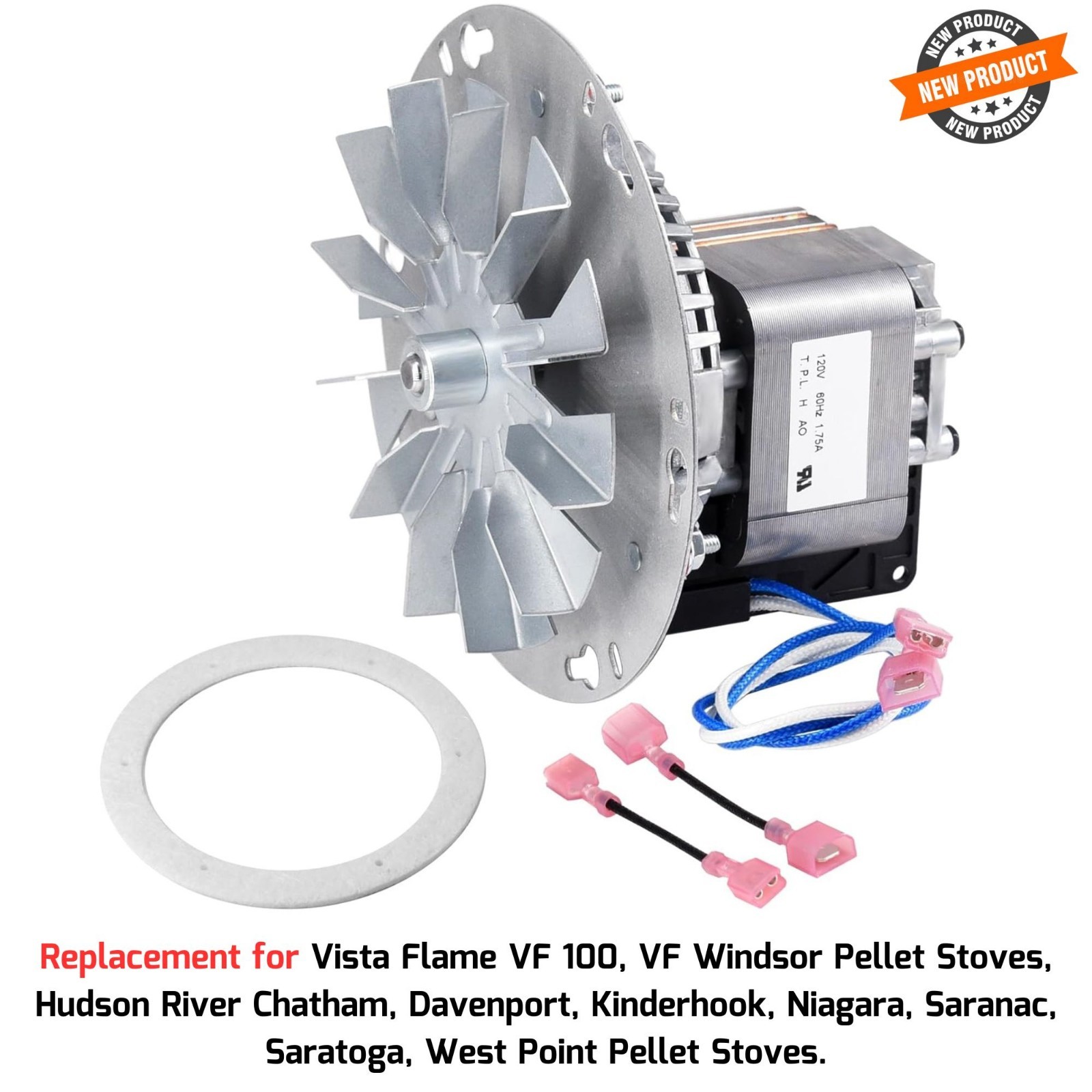 Combustion Exhaust Blower Motor Fan for Enviro Meridian Rege