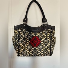 Petunia Pickle Bottom City Carryall Diaper Bag Secrets of Salvador Black 