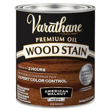 Varathane 211727H Premium Wood Stain, Oil Based, American Walnut, 1 Quart