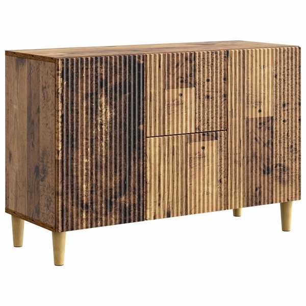Sideboard Altholz Kommode 89X34,5X60 Cm Holzwerkstoff Landhausstil-image