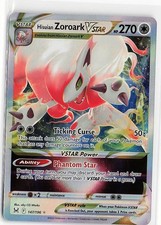 zoroark vstar pokemon card value NEW Hisuian Secret Rare Card Number / Rarity Pokemon **Jumbo** Card - Hisuian
