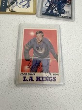 Eddie Shack Signed Cards