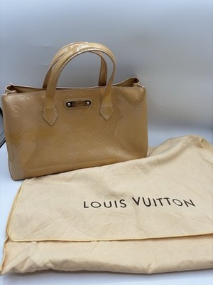 Louis Vuitton Monogram Vernis Wilshire PM Shoulder Bag Rose Florentine Dustbag
