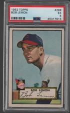 BOB LEMON ~ 1952 Topps #268 CLEVELAND INDIANS HOF ~ PSA 5