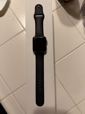 Apple Watch Series 2 42mm Aluminium Case Black Sport Band - (MP062LL/A)