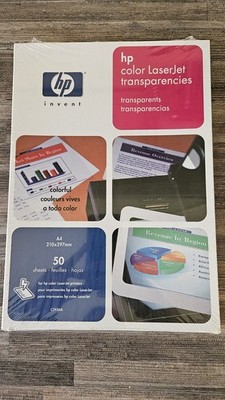HP Color Laserjet Transparencies, A4, 50 Folien, Transparentfolien