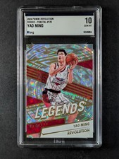 2024-25 Panini Revolution YAO MING Fractal Legends Houston Rockets #170 BRG 10