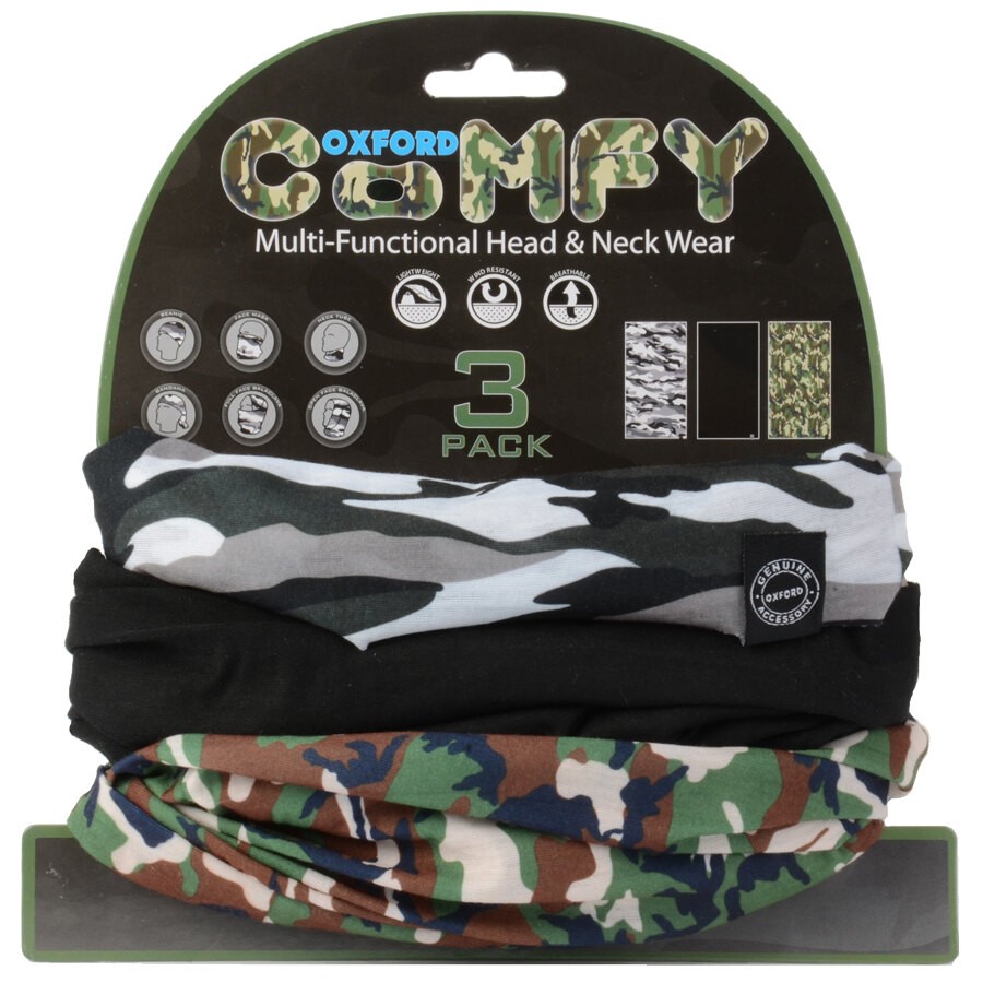 OXFORD Protezione comfy Camo  kit 3 pz