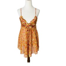 VINTAGE VICTORIA'S SECRET Floral Babydoll Nightie Size XS Romantic Ethereal Y2K