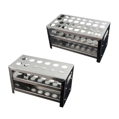 Multifunctional Aluminum Alloy Test Tube Stand With For Chemistry Experiments
