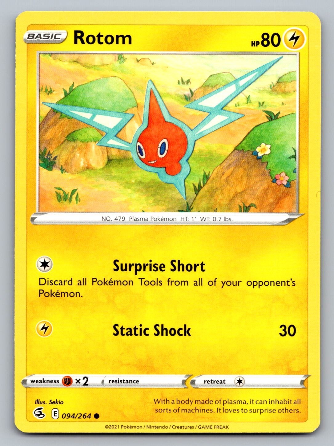 Pokemon TCG Fusion Strike Rotom #94