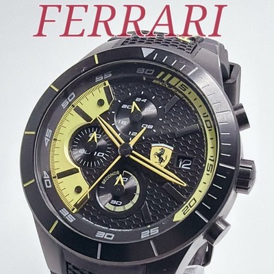 Excellent condition Scuderia Ferrari RedRev Evo 0830263 chronograph wristwatch,