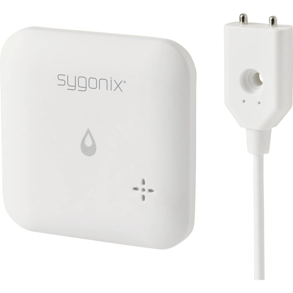 Sygonix SY-6735646 Boîtier connecté de détection d'eau haute précision finition blanche