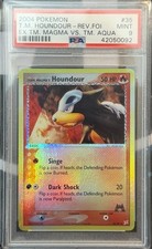 Pokemon Team Magma's Houndour EX Magma Vs Aqua Reverse Holo #35 PSA 9 Mint on eBay