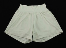 Halara Women's Airy Super High Waisted Cooling Yoga Shorts NN7 Cream Large NWT