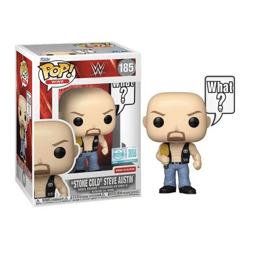 Funko Pop! WWE Stone Cold Steve Austin “What” #185 Limited 9500pc Supreme