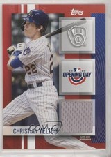 2020 Topps Opening Day Opening Day Relics Christian Yelich #ODR-CY ow6