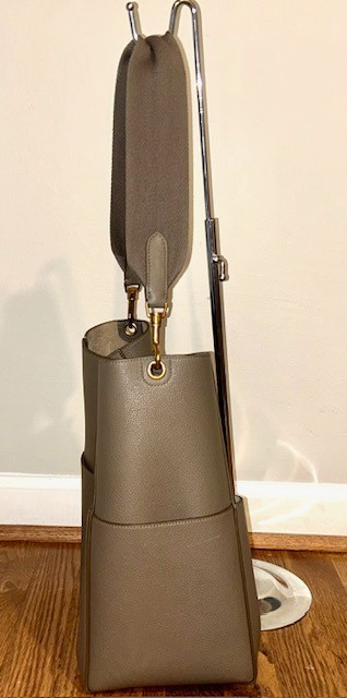 CELINE キュイールアンニュグローブ Authentic Celine Sangle Seau Bucket Tote Bag Purse #189593AH4