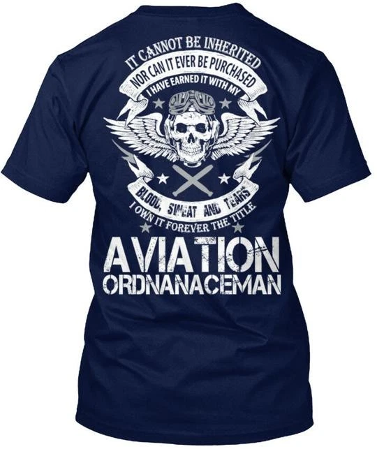 Aviation Ordnanceman Not Inherited It Cannot Be Nor T-Shirt Made In USA S To 5XL
Opens in a new wind