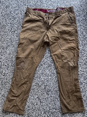 Y2K Thrash Wrangler Men s Pants Work Utility Side Pocket Red Waist Outdoor 38x30