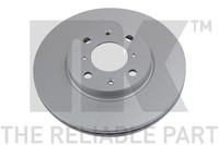 2X NK Bremsscheibe 315214 FüR MZ Opel Suzuki EZ Swift Splash H08 Agila F68 LPG 3
