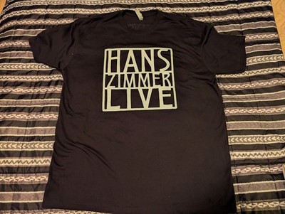 Hans Zimmer Official Live Tour XXL Black Shirt Interstellar Lion King Superman