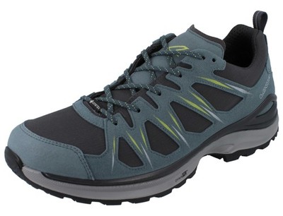 Lowa Innox Evo II GTX Mens Multifunction Shoes Blue Grey Textile Suede