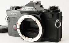 Near MINT Olympus OM-4 OM4 SLR 35mm Film Camera Black Body From JAPAN