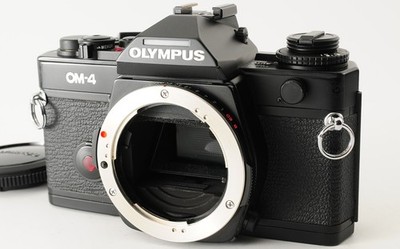 [Near MINT++] Olympus OM-4 OM4 SLR 35mm Film Camera Black Body From JAPAN