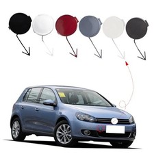 Car Front Bumper Tow Hook Cover Fit for VW Golf VI Grey Right Passenger Side